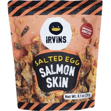 Salted Egg Salmon Skin