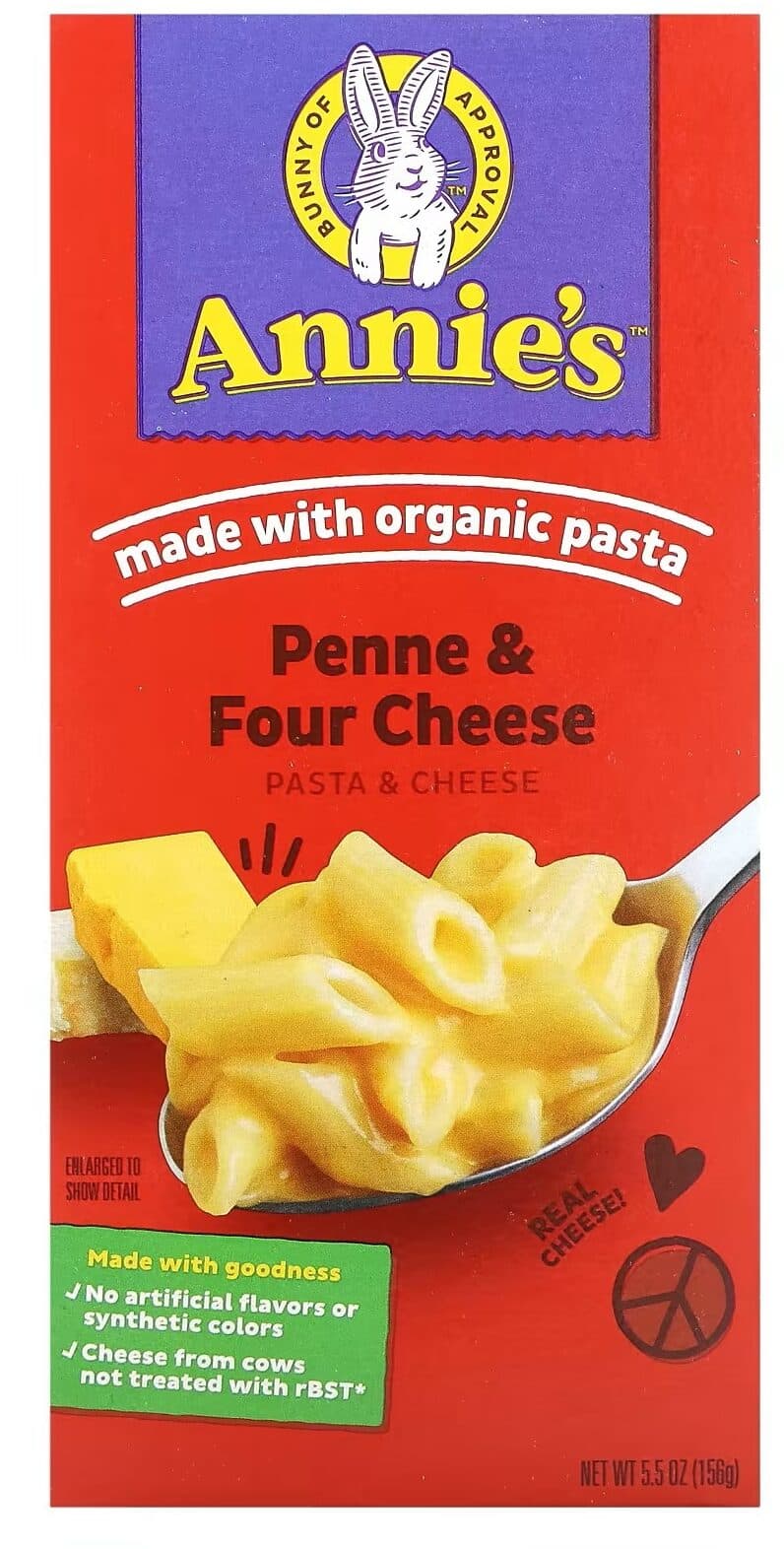 Organic Pasta Penne & Four Cheese - Annie's