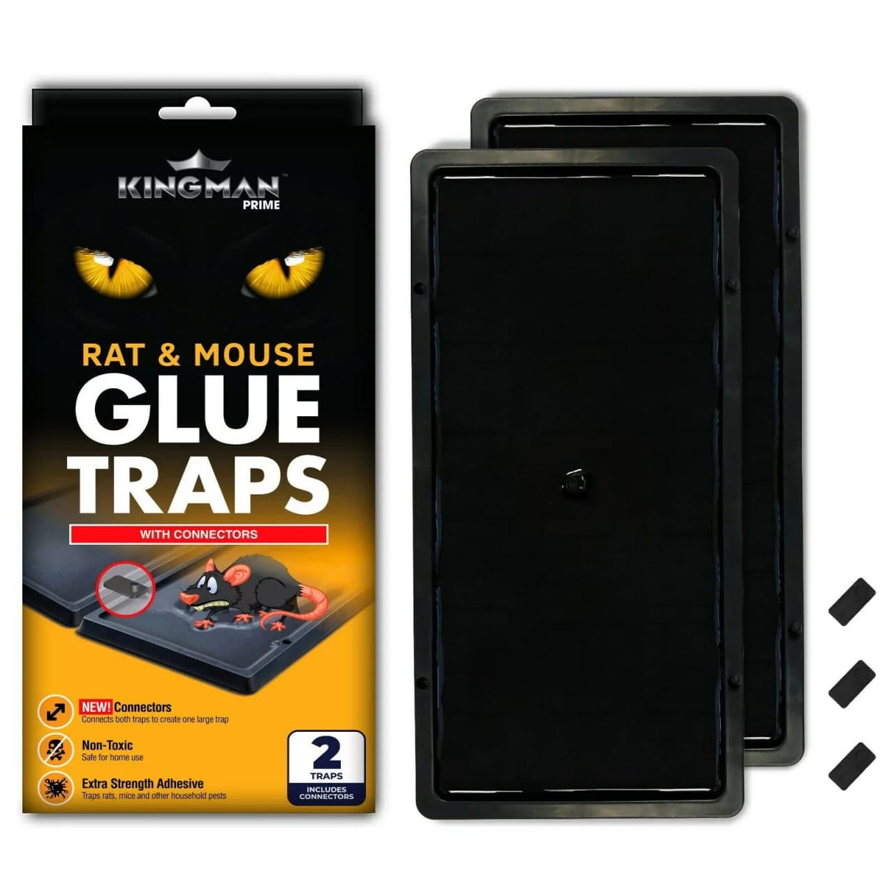 Rat & Mouse Glue Traps with Connectors - Kingman