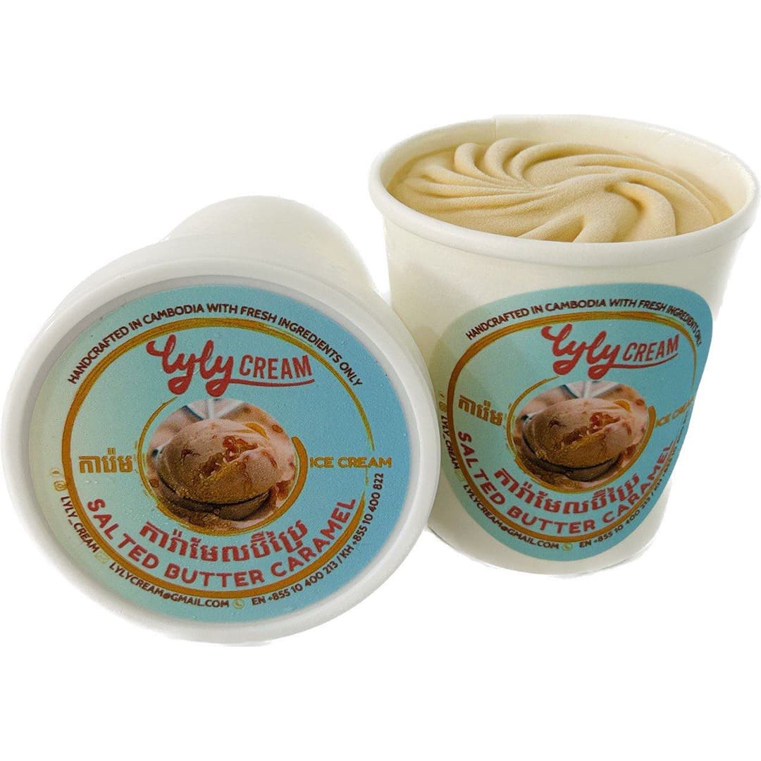 Salted Butter Caramel Ice Cream Pint