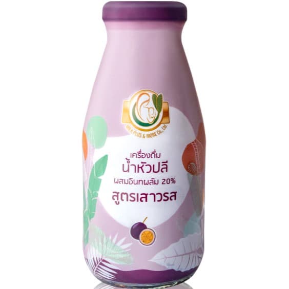 Banana Blossom Juice, Passion Fruit Recipe - Milk Plus & More