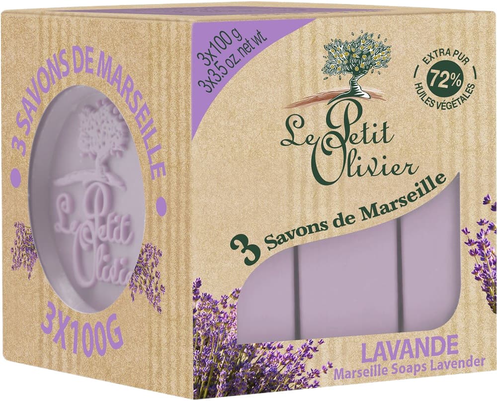 Marseille Soap Lavender - Le Petit Olivier 1