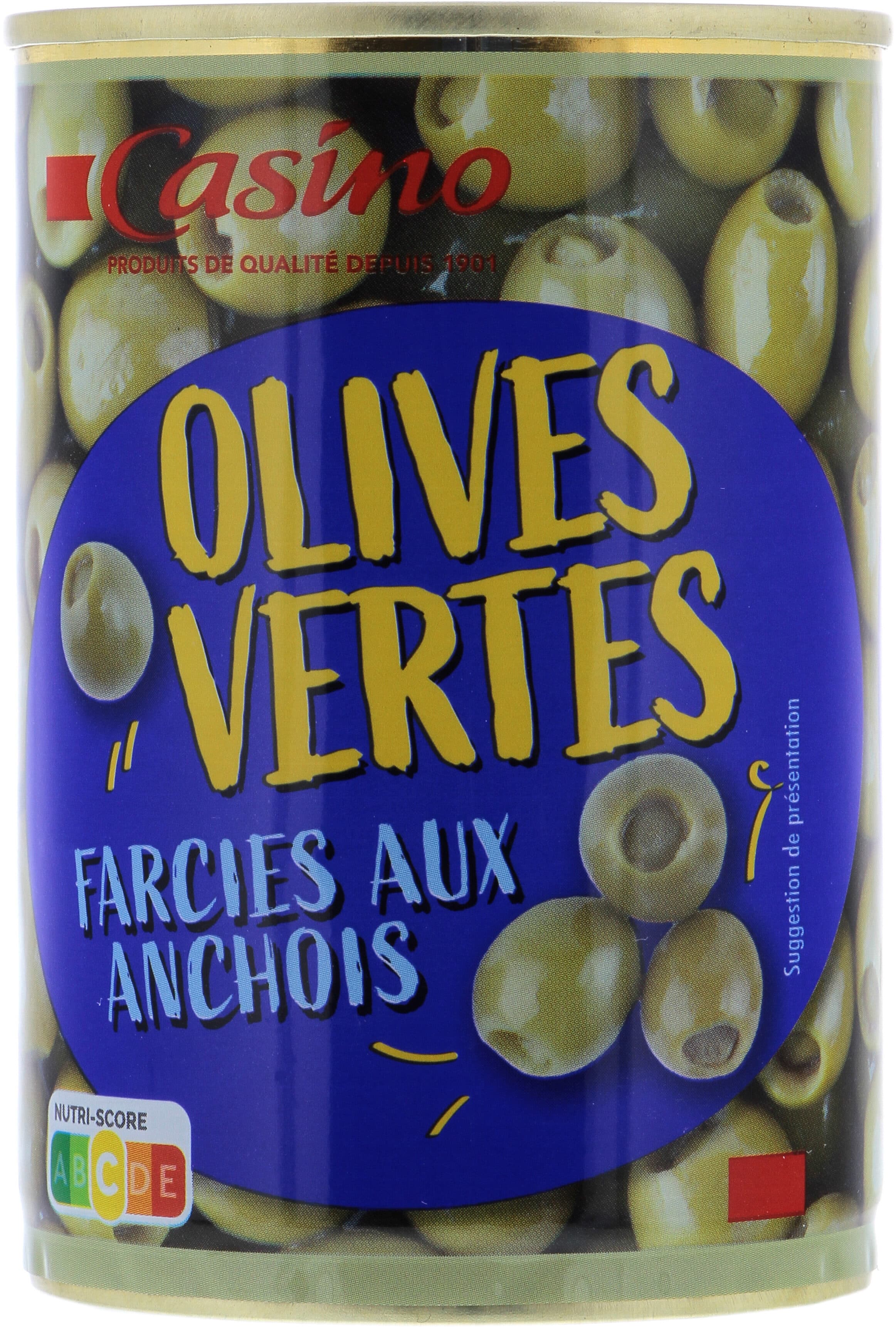 Green Olive Stuffed Anchovies - Casino