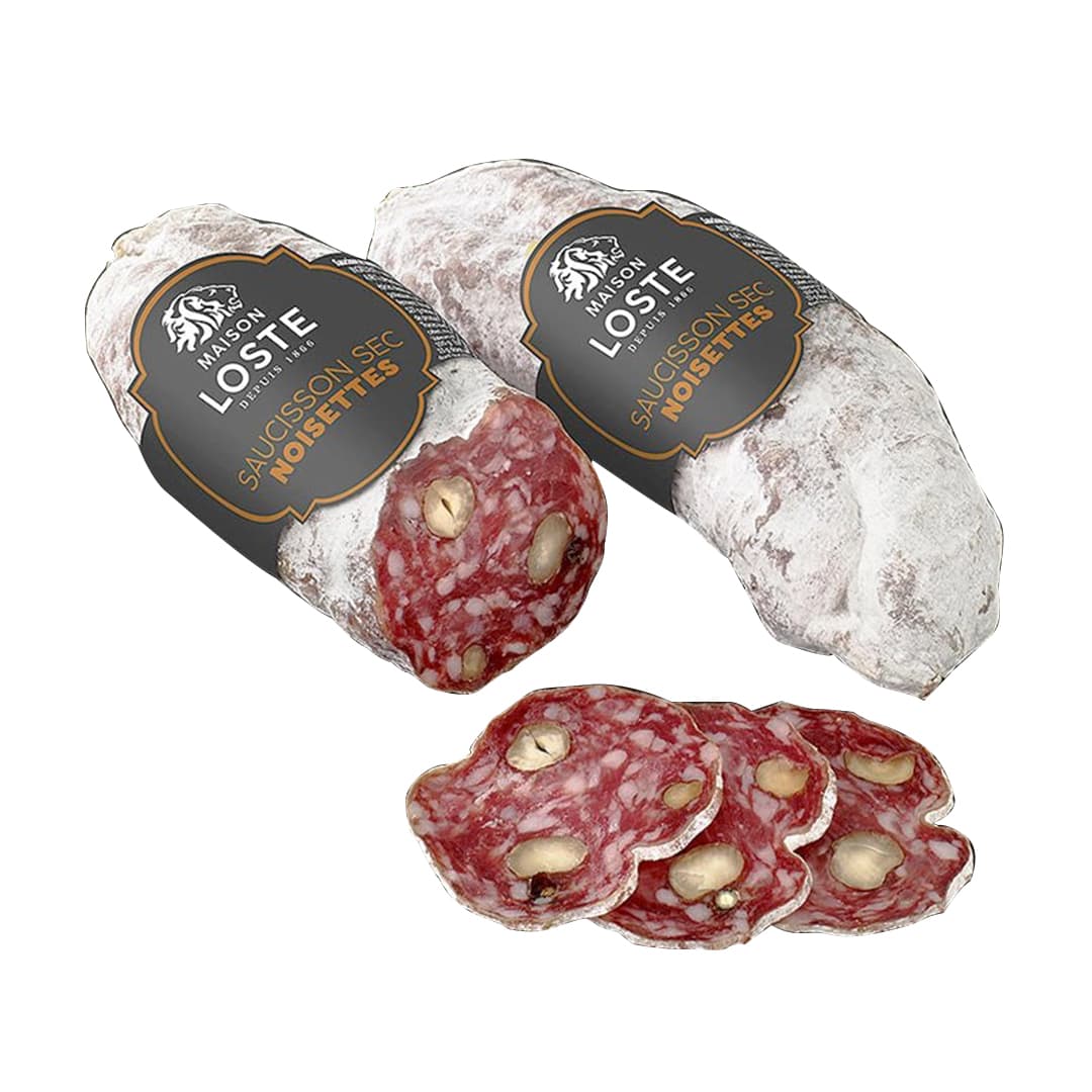 Dry Sausage with Hazelnuts