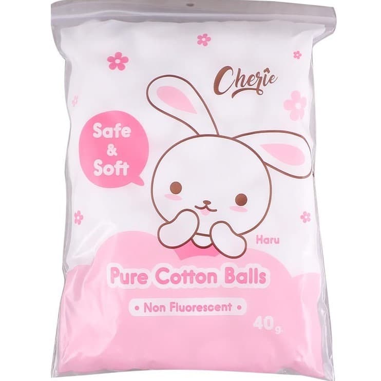 Pure Cotton Balls Non Fluorescent - Cherie