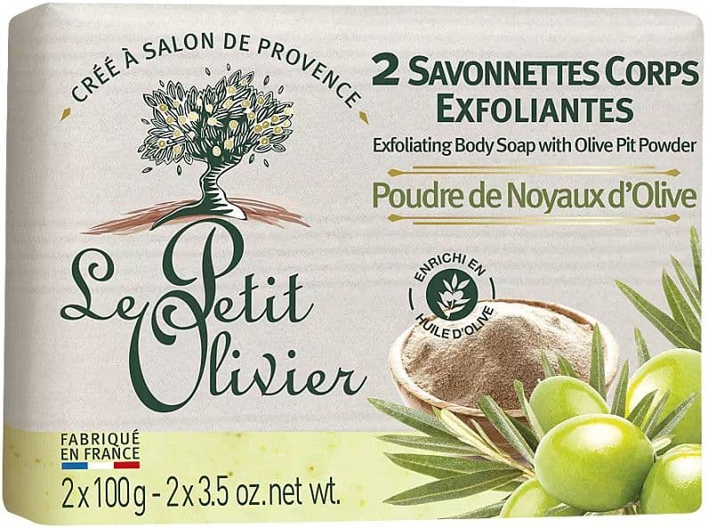 Exfoliating Body Soap With Olive Pit Powder - Le Petit Olivier