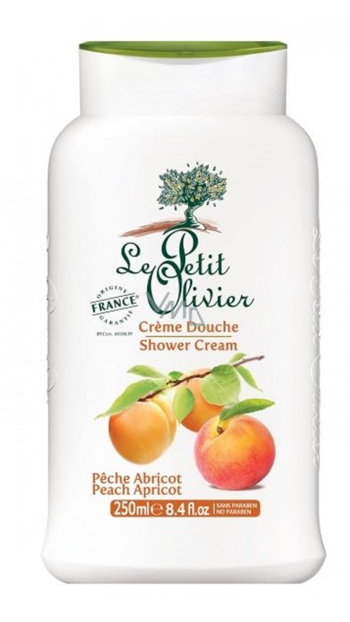 Shower Cream Peach Apricot - Le Petit Olivier