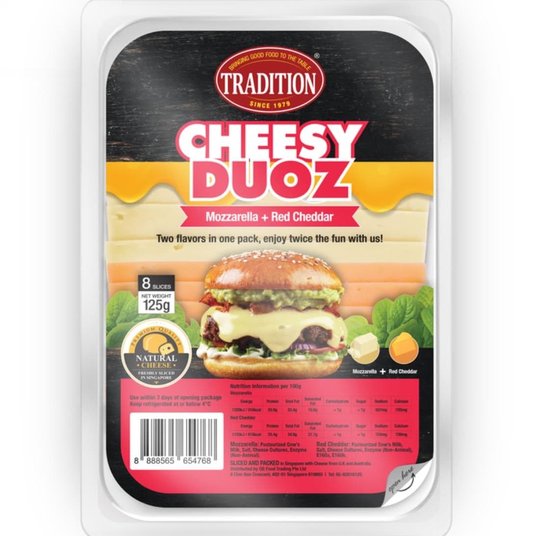 Cheesy Duoz Mozzarella + Red Cheddar