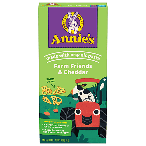 Organic Pasta Farm Friends & Cheddar - Annie's