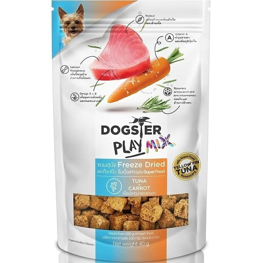 Freeze Dried Tuna and Carrot - Dogster Play Mix