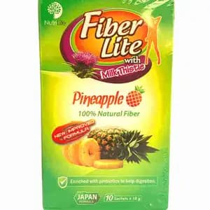 Fiber Lite With Milk Thistle Pineapple - Nutri Life - Ucare Pharmacy
