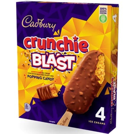 Crunchie Blast Ice Cream - Cadbury