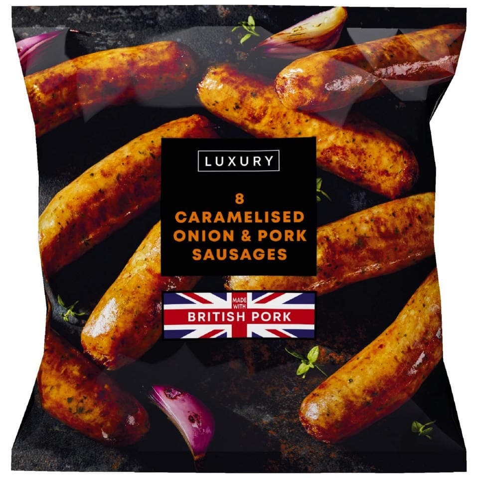 Caramelised Onion & Pork Sausages