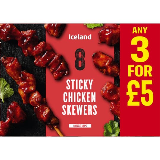 Sticky Chicken Skewer
