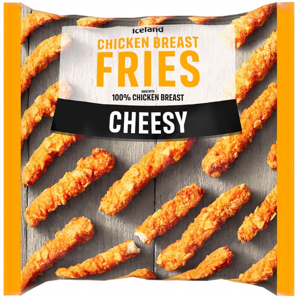 Chicken Breast Fries Cheesy