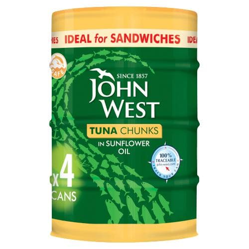 Tuna Chunks in Sunflower Oil - John West