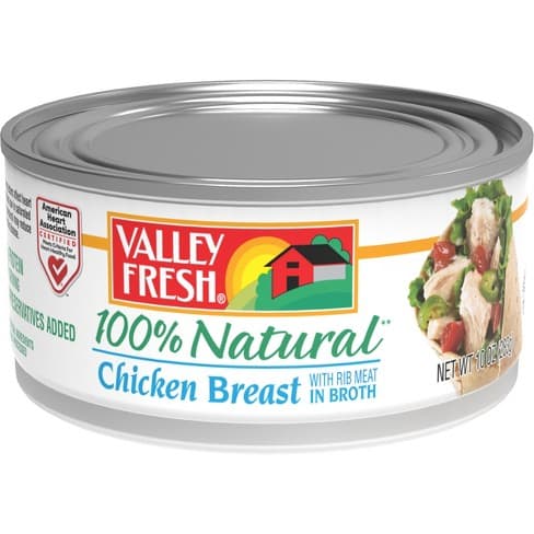 Chicken Breast with Rib Meat in Broth - Valley Fresh
