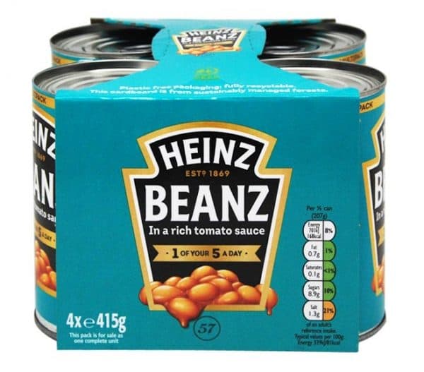 Baked Beanz in Rich Tomato Sauce  - Heinz