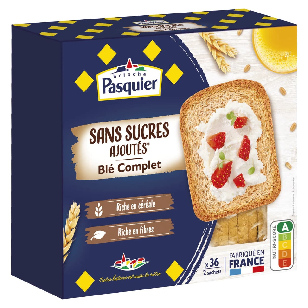 Whole Wheat Rusks No Added Sugar
