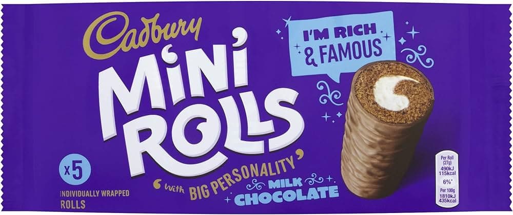Mini Rolls Milk Chocolate