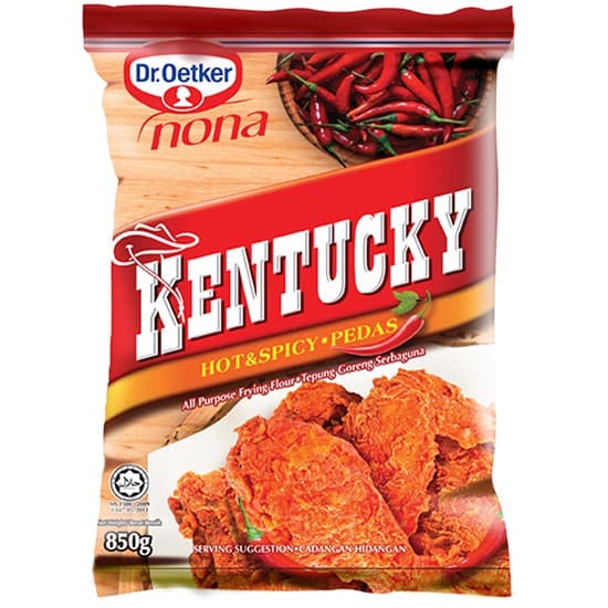 Kentucky Hot & Spicy Pedas - Dr.Oetker