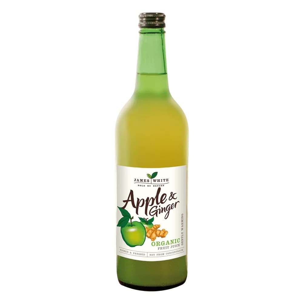 Organic Apple and Ginger Fruit Juice - James White