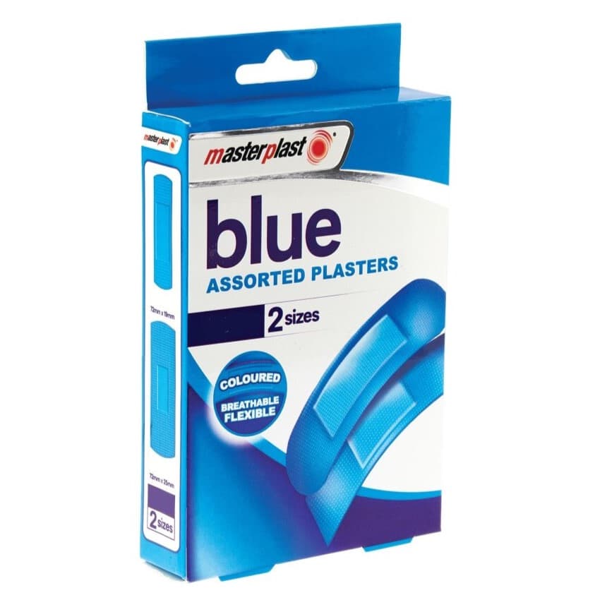 Blue Assorted Plasters - Master Plast
