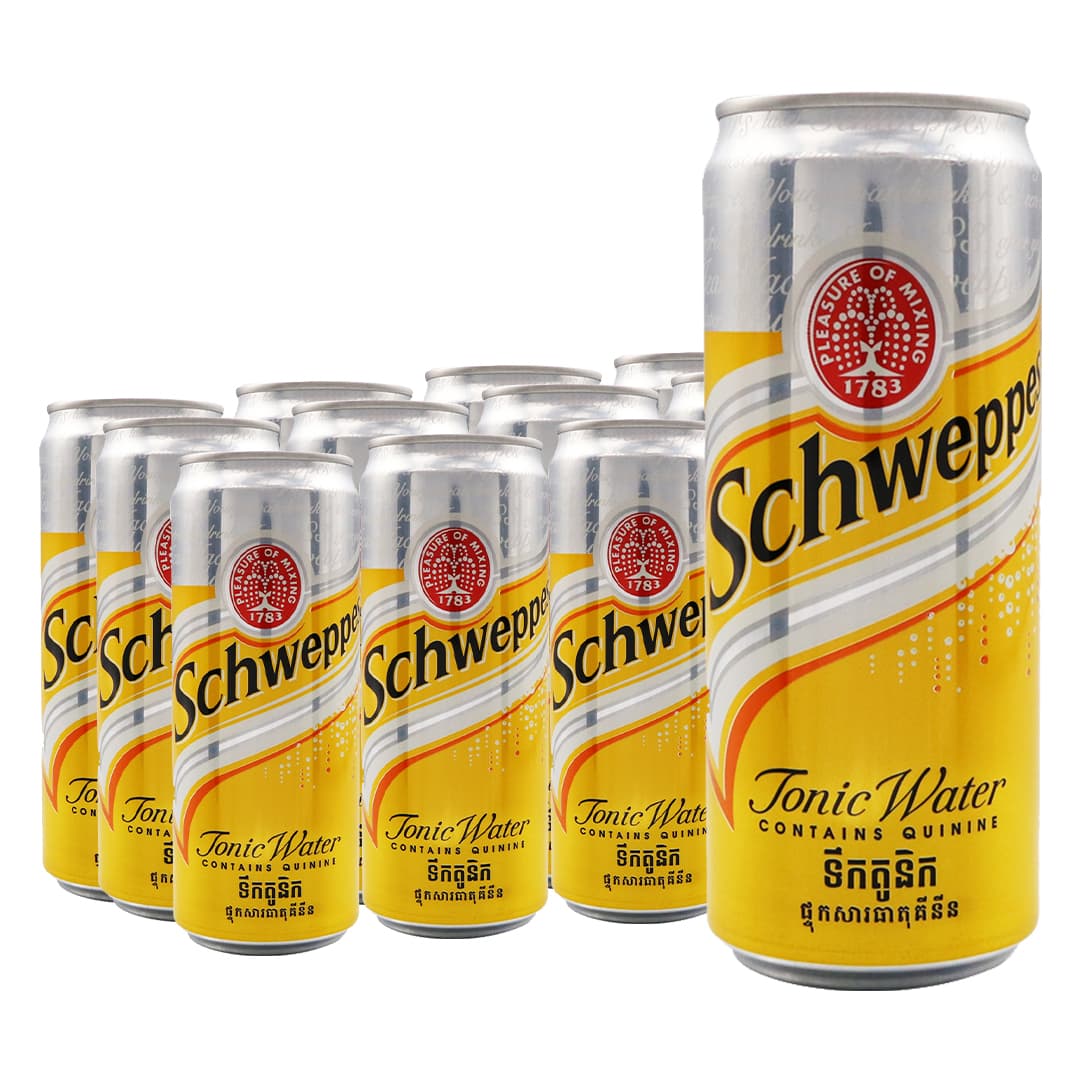 Schweppes Tonic Water Can Pack X12