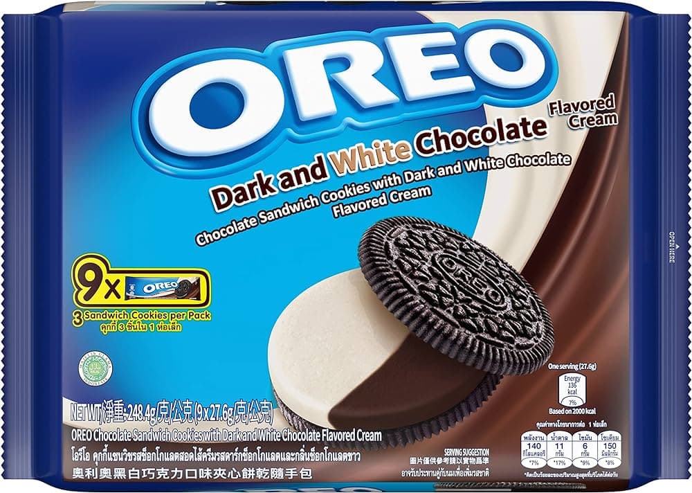Dark and White Chocolate - Oreo