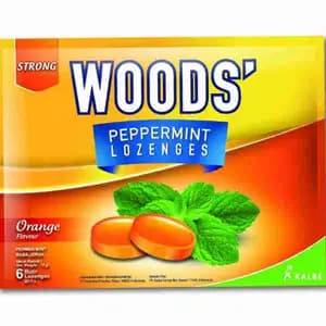 Peppermint Lozenge Orange Flavour - Woods'