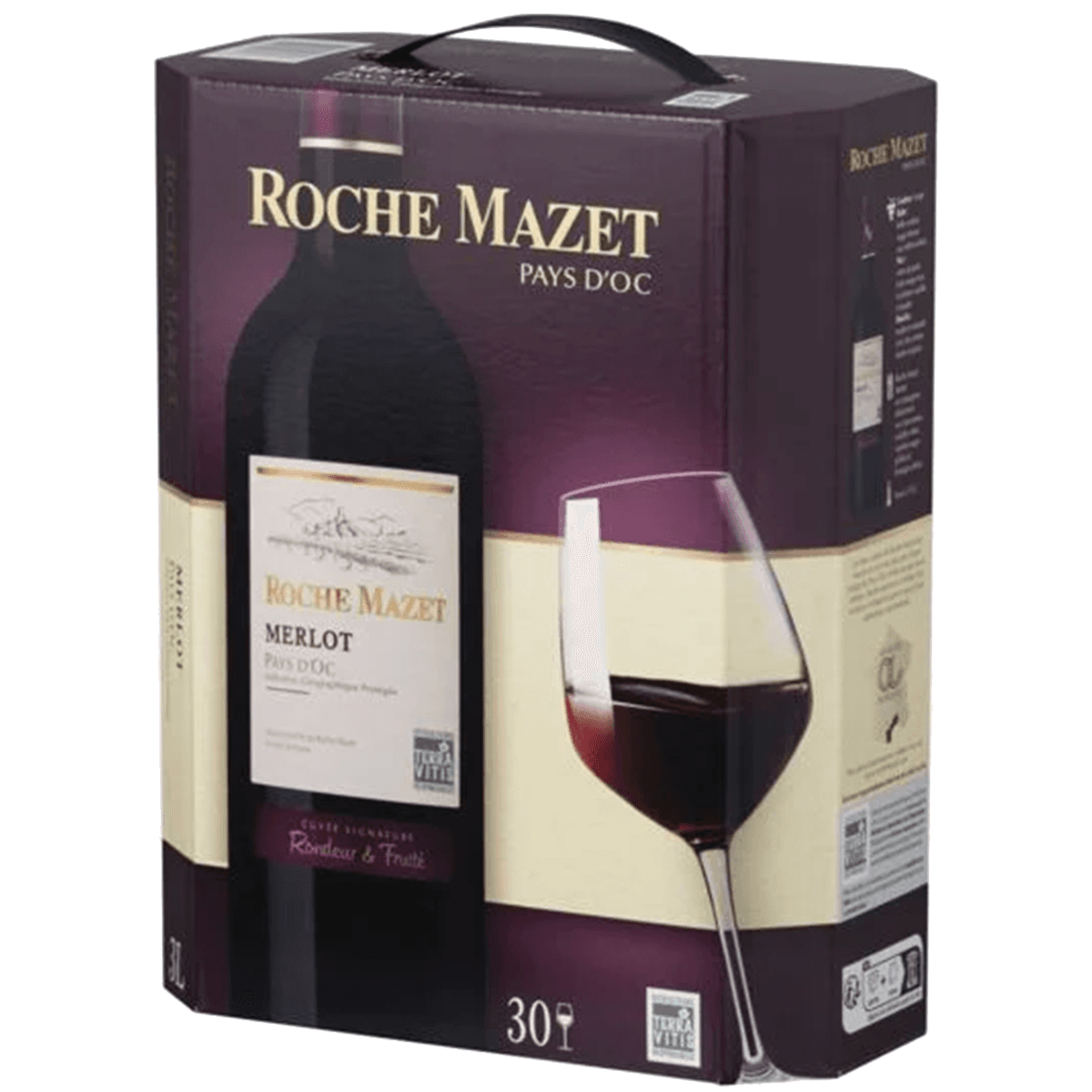 Roche Mazet Merlot Rouge 3L