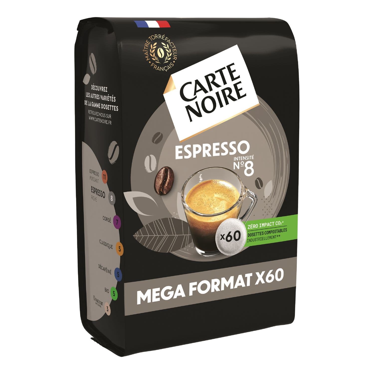 Soft Coffee Pods Espresso Intensity - Carte Noire
