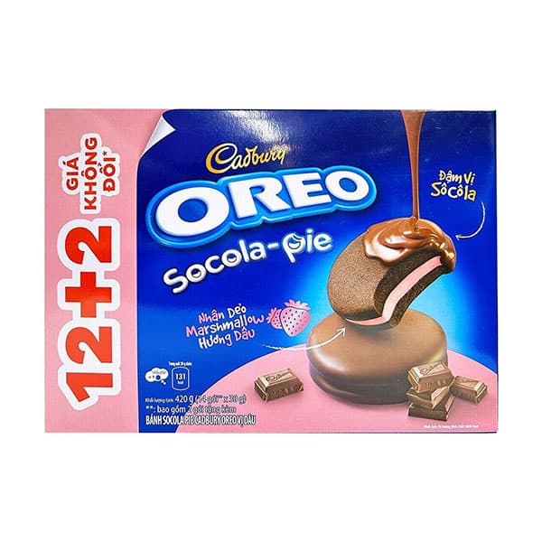 Socola-Pie Carbury Strawberry Flavored - Oreo