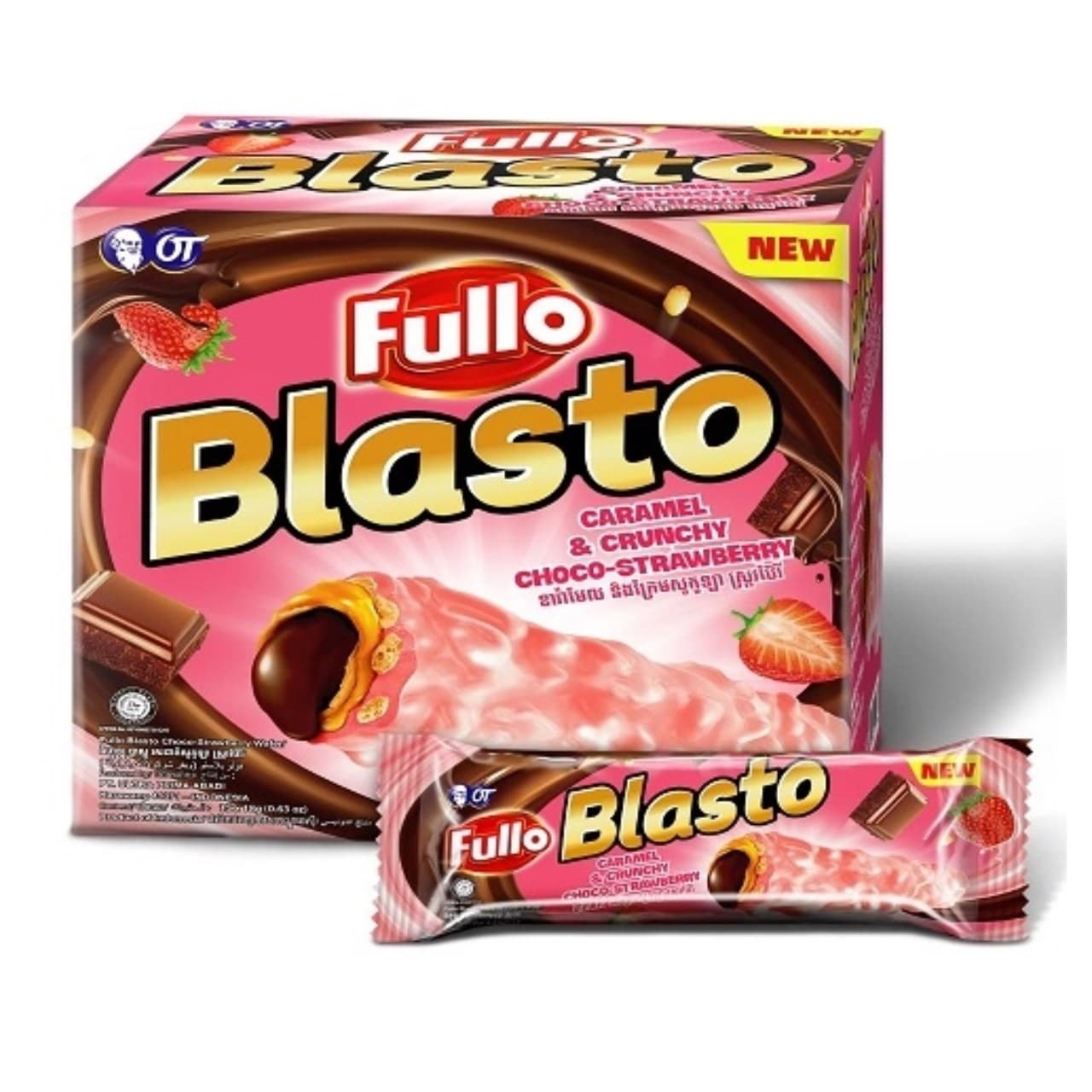 Blasto Caramel & Crunchy Choco-Strawberry - Fullo