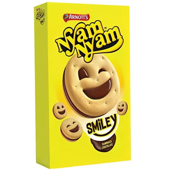 Nyam Nyam Smiley Chocolate Sandwich