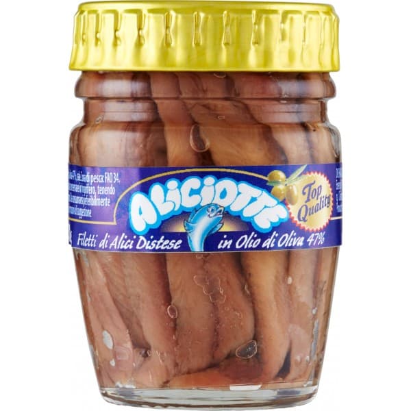 Anchovy Fillets in Olive Oil - L'Isola D'oro