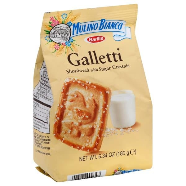 Galletti Shortbread with Sugar Crystals