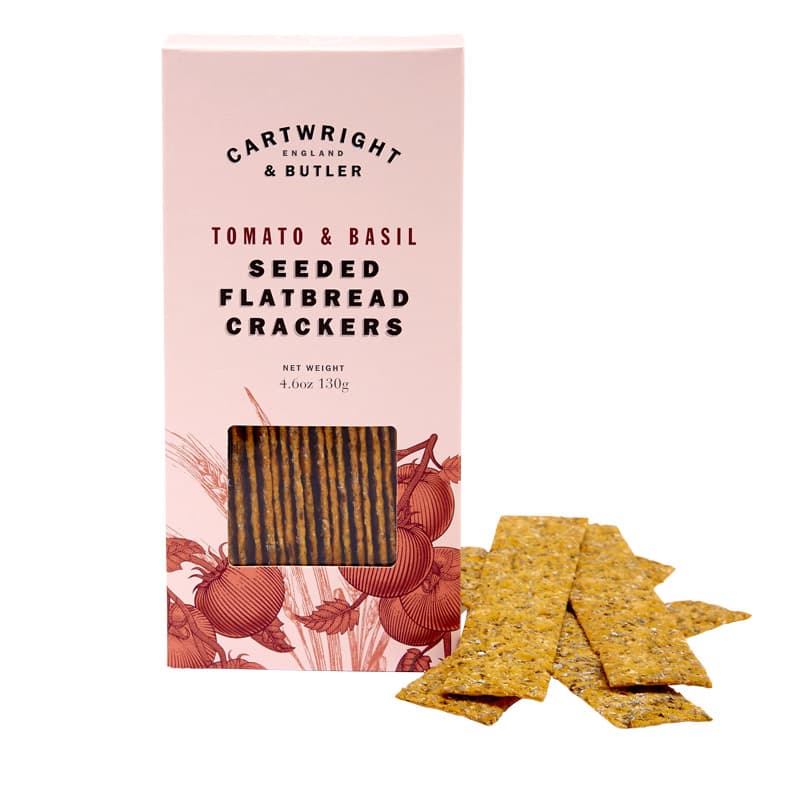 Seeded Flatbread Crackers - Cartwright&Butler