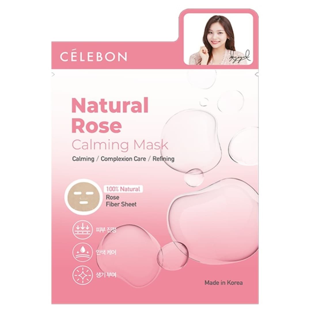 Natural Rose Claming Mask - Célebon	