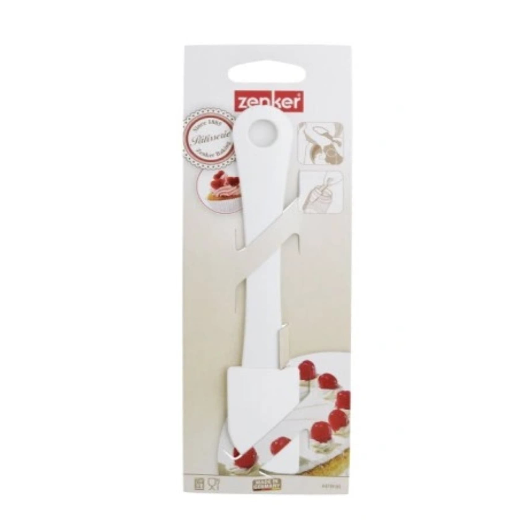 White Pastry Spatula 18.5 Cm - Zenker