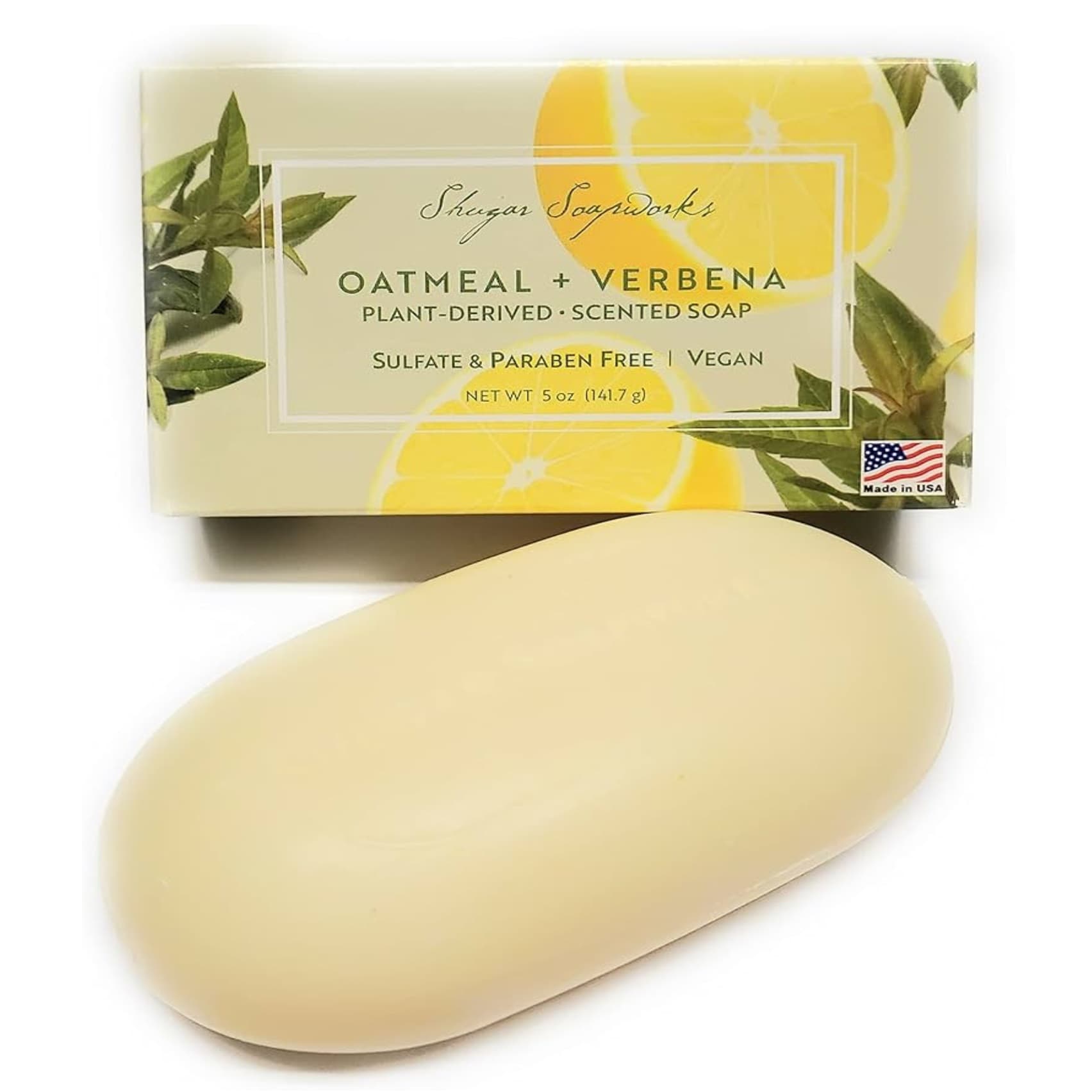 Oatmeal + Verbena Scented Soap - Shugar Saopworks