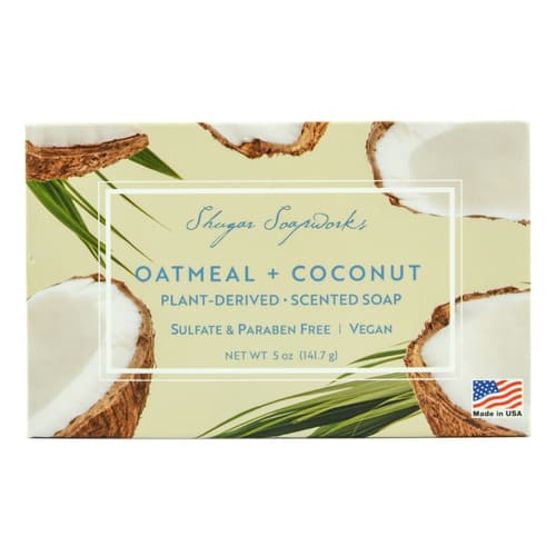 Oatmeal + Coconut Scented Soap - Shugar Saopworks