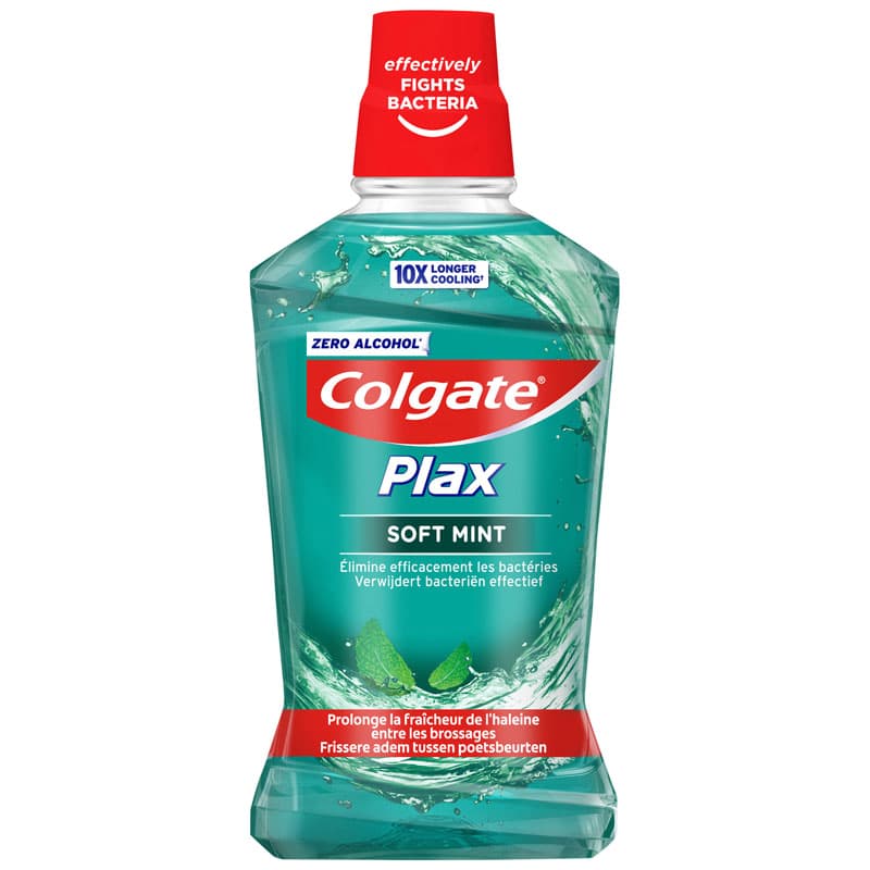 Plax Soft Mint Mouthwash Zero Alcohol - Colgate