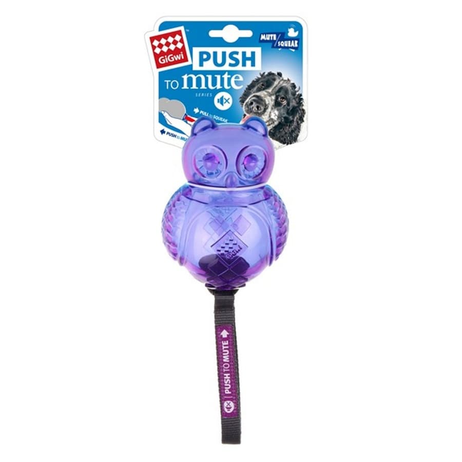 Push to Mute Owl Purple/Blue 1
