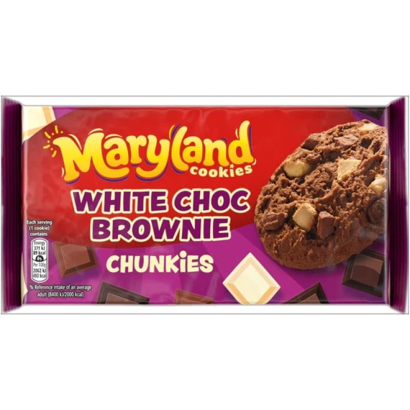 White Choc brownie Chunkies - Maryland