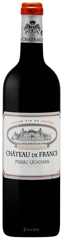 Chateau de France Pessac-Léognan 2012