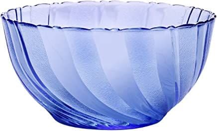 Round Bowl Glass Blue 18cm - Beau Rivage Marine