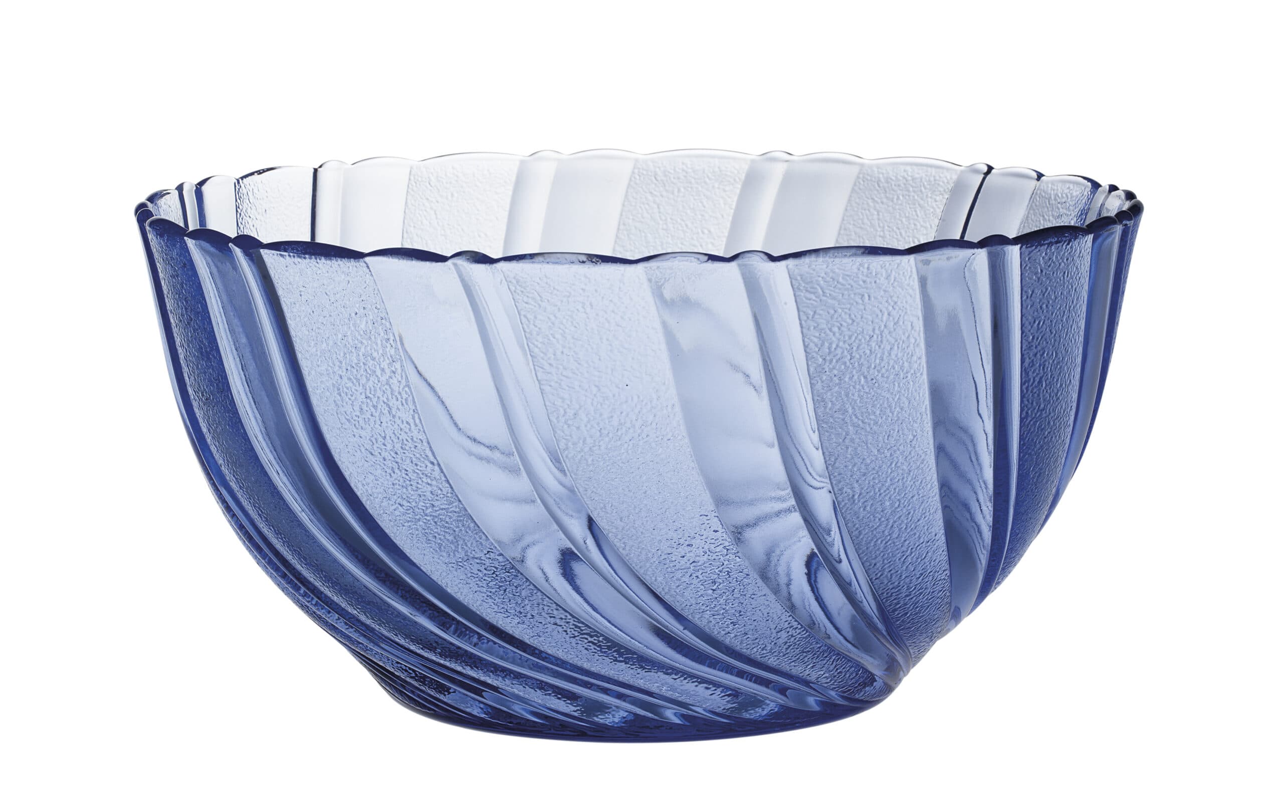 Beau Rivage Marine Round Bowl Glass Blue 22.5cm