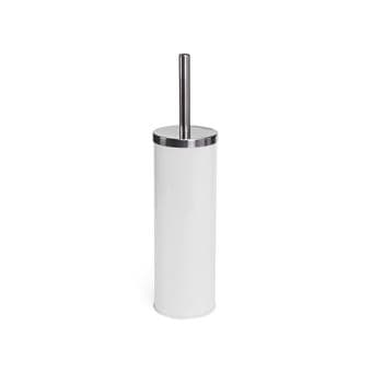White Toilet Brush Set