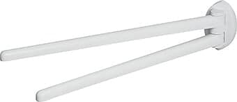 Double Wall-Mounted Towel Rack White - Spirella
